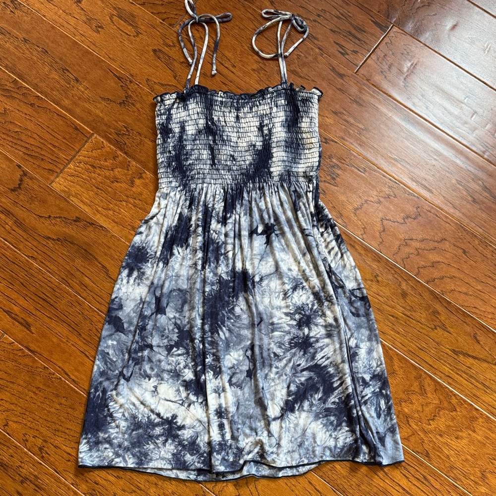 BECCA Navy Tie Dye Coverup